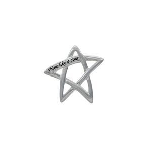 Vintage Sterling Silver 925 "Shine Like a Star" Pendant